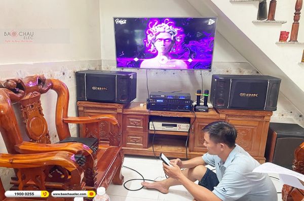 Lắp đặt dàn karaoke trị giá gần 30 triệu cho anh Việt tại Bình Dương (BIK BJ-S968, BIK VM620A, BIK BPR-8500) 