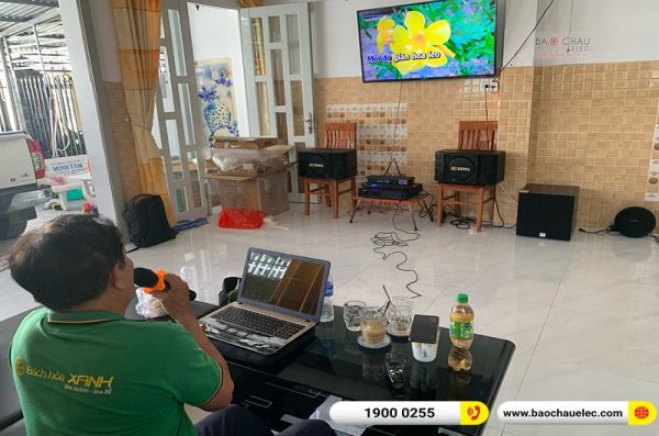 Lắp đặt dàn karaoke trị giá gần 30 triệu đồng cho anh Sang tại Bến Tre (BIK BS 998X, BIK VM 420A, BIK BPR-8500, Bksound SW312-B…)