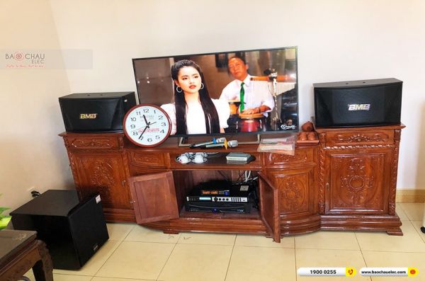 Lắp đặt dàn karaoke trị giá gần 40 triệu cho anh Khánh tại Hải Phòng (BMB CSN 510SE, APP MZ-46, X6 Luxury, BJ-W25A, BJ-U100)