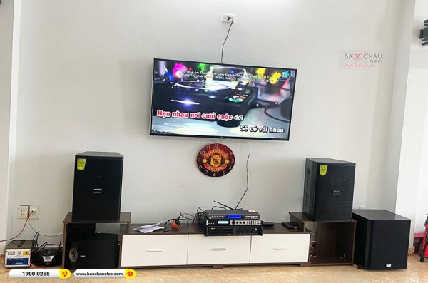 Lắp đặt dàn karaoke trị giá gần 40 triệu cho anh Tùng tại Đà Nẵng (Domus DP6120 Max, VM640A, X6 Luxury, SW612B, BCE U900 Plus X) 