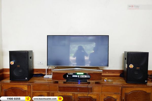 Lắp đặt dàn karaoke trị giá gần 40 triệu cho anh Thái ở Nghệ An (BMB CSS 1210SE, APP Mz-66, BKSound X6 Luxury, BCE UGX12)