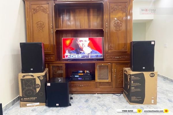 Lắp đặt dàn karaoke trị giá gần 60 triệu cho chú Thái tại Hải Phòng (RCF EMAX 3112 MK2, BPA-6200, BKSound X5 Plus, SW612B, UGX12 Plus)