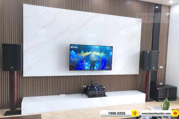 Lắp đặt dàn karaoke trị giá hơn 100 triệu đồng cho gia đình anh Quang tại Thái Bình ( RCF C MAX 4112, Crown XLi3500, KX180A, BKSound M8...)