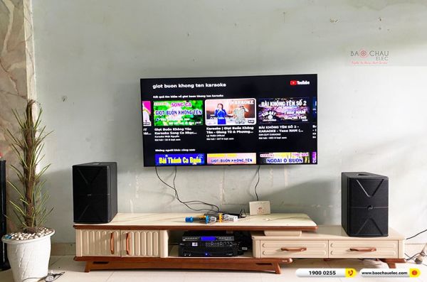 Lắp đặt dàn karaoke trị giá hơn 20 triệu cho anh Giang tại Hải Phòng (Alto AT1000II, APP MZ-46, BKSound DSP-9000 Plus, BCE U900 Plus X) 