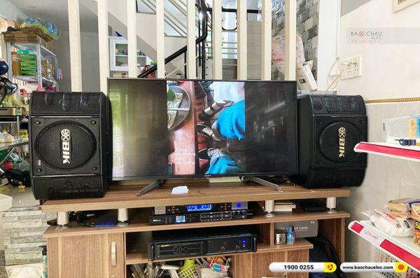 Lắp đặt dàn karaoke trị giá hơn 20 triệu cho chị Tiên tại TPHCM (BIK BS-998X, BIK VM620A, BKSound DSP-9000 Plus, BIK BJ-U500) 