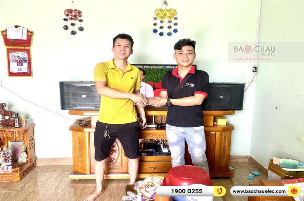 Lắp đặt dàn karaoke trị giá hơn 20 triệu đồng cho gia đình anh Thắng tại Đồng Nai (JBL RM210, BKSound DSP 9000 Plus, BIK BJ-U100...)