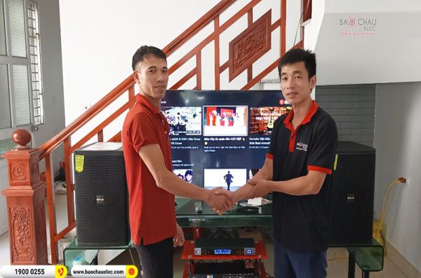 Lắp đặt dàn karaoke trị giá hơn 25 triệu cho anh Bích tại Bắc Giang (Domus DP 6120, BIK VM 620A, DSP 9000 Plus, BIK BJ-U500)