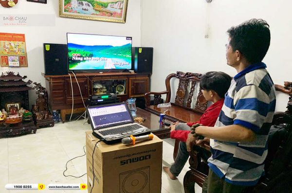 Lắp đặt dàn karaoke trị giá hơn 30 triệu cho anh Hiệp tại TPHCM (Domus DP6120, VM620A, X5 Plus, BJ-W25A, BCE UGX12) 