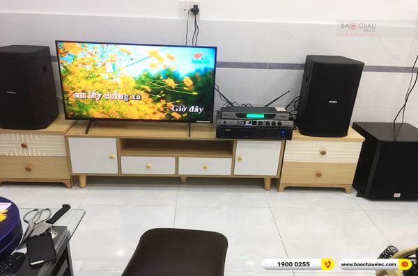 Lắp đặt dàn karaoke trị giá hơn 30 triệu cho chị Thảo tại TPHCM (BIK BSP 410II, VM620A, BKSound KX6, SW612B, BCE UGX12) 