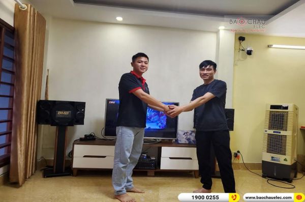 Lắp đặt dàn karaoke trị giá hơn 30 triệu đồng cho gia đình anh Quyết tại Hà Nội (BMB CSE 310II,  VM420A, BKSound DSP 9000…)