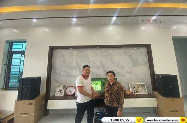 Lắp đặt dàn karaoke trị giá hơn 40 triệu đồng cho chị Năm tại Hải Dương (KSP 8012, BIK VM 620A, BIK BPR-8500, BIK BJ-U500)