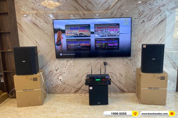 Lắp đặt dàn karaoke trị giá hơn 40 triệu đồng cho gia đình anh Mạnh tại Hải Phòng (BIK BSP 412II, BIK VM620A, BIK BPR-5600, BJ-W25A)