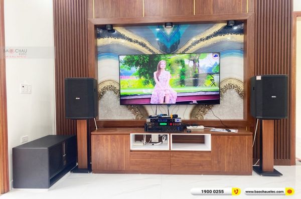 Lắp đặt dàn karaoke trị giá hơn 50 triệu cho anh Chung tại Hải Phòng (BIK BSP 412II, VM840A, BPR-5600, BJ-W88 Plus, BJ-U500)