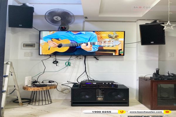 Lắp đặt dàn karaoke trị giá hơn 50 triệu cho chị Hà tại TP HCM (RCF X-MAX 10, BIK VM 630A, JBL KX180A, BIK BJ-W66PLUS)