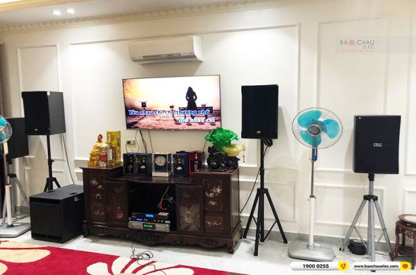 Lắp đặt dàn karaoke trị giá hơn 70 triệu cho anh Tám tại Hải Phòng (RCF CMAX 4112, JBL KX180A, BMB WB-5000) 