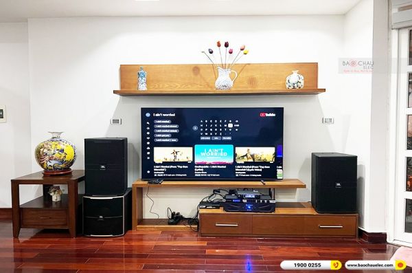 Lắp đặt dàn karaoke trị giá hơn 80 triệu cho anh Tuấn tại Hà Nội (JBL KP4012 G2, Crown Xli2500, KX180A, Pasion 12SP, JBL VM300) 