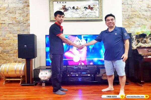 Lắp đặt dàn karaoke trị giá hơn 80 triệu cho anh Tuấn tại Hà Nội (JBL KP4012 G2, Crown XLi3500, JBL KX180A, JBL VM200) 
