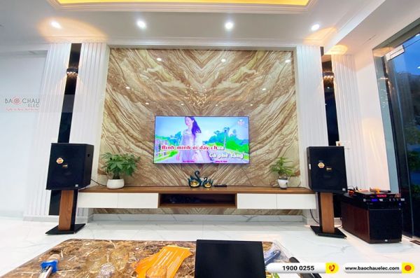 Lắp đặt dàn karaoke trị giá khoảng 50 triệu cho chị Hiền tại Hải Phòng (BMB CSS 1212SE, BIK VM840A, JBL KX180A, JBL A120P, BIK BJ-U600)