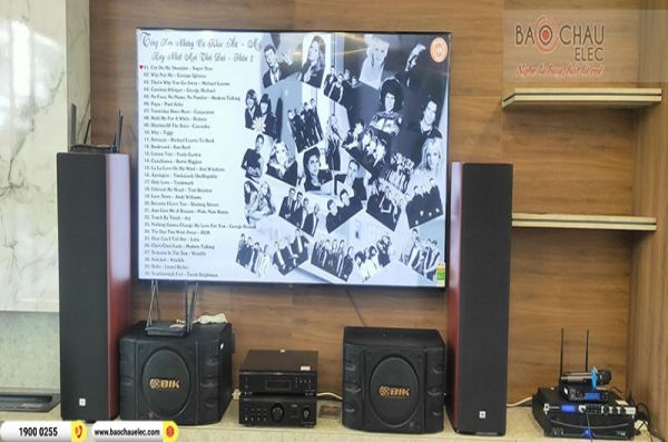 Lắp đặt dàn nghe nhạc và karaoke trị giá hơn 100 triệu đồng cho anh Sơn tại Vĩnh Phúc(JBL Studio 690, karaoke BS-999X, APP MZ-86…)