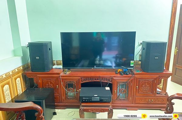 Lắp đặt dàn karaoke trị giá gần 30 triệu cho anh Biền tại Nam Định (BIK BSP 410II, BKSound DKA 6500, BKSound SW612B)