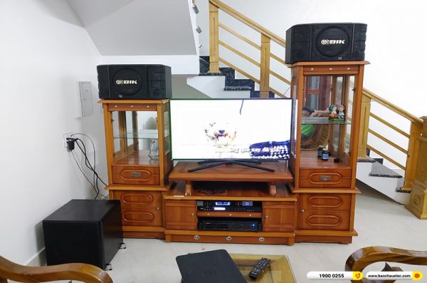 Lắp đặt dàn karaoke trị giá gần 30 triệu cho cô Thái tại Thanh Hóa (BIK BS-998X, VM420A, X5 Plus, SW512B, BJ-U500)