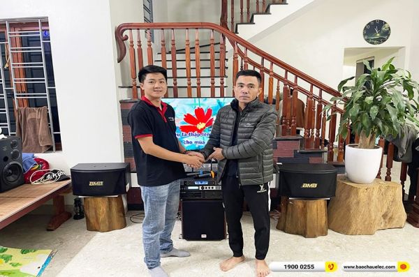 Lắp đặt dàn karaoke trị giá gần 40 triệu cho anh Trung tại Hà Nội (BMB CSN 510SE, VM620A, X6 Luxury, SW512C, BJ-U500) 