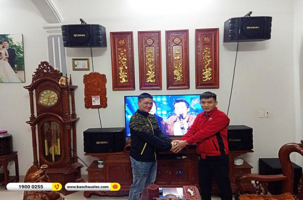 Lắp đặt dàn karaoke trị giá gần 50 triệu cho anh Tiến tại Hà Nội (BIK BS 999X, BIK BPC-A300+, BPR-5600, BJ-W35, BJ-U500)