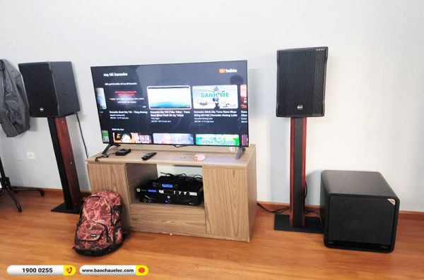 Lắp đặt dàn karaoke trị giá hơn 100 triệu cho anh Nam tại Hà Nội (RCF CMAX 4110, IPS 2700, KX180A, Polk HTS12, JBL VM200) 