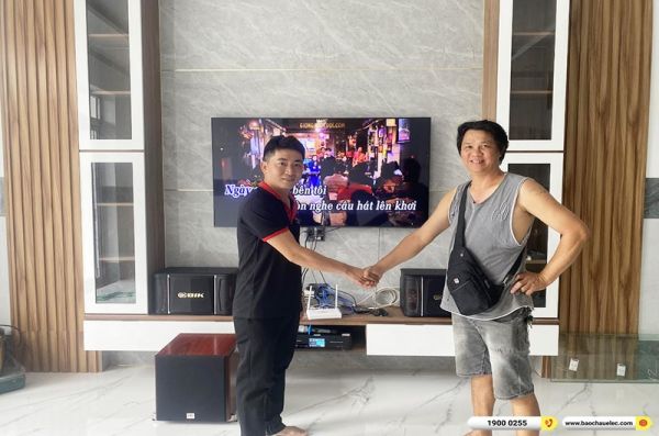 Lắp đặt dàn karaoke trị giá hơn 20 triệu cho anh Hiếu tại Vũng Tàu (BIK BJ-S768, BKSound DKA 6500, BKSound SW512C) 