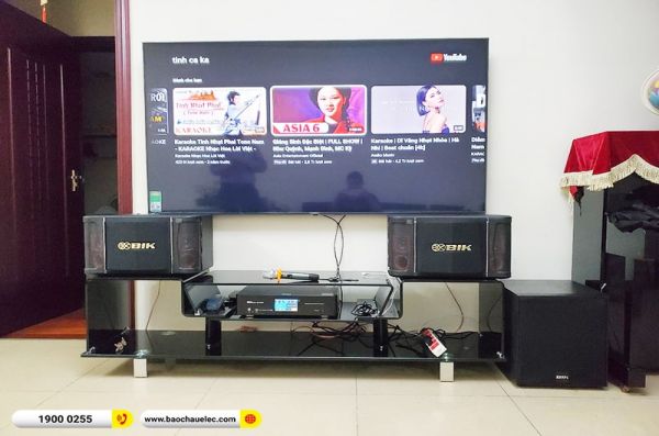 Lắp đặt dàn karaoke trị giá hơn 20 triệu cho anh Phương tại Hà Nội (BIK BJ-S768, BKSound DKA 6500, BIK BJ-W25A)