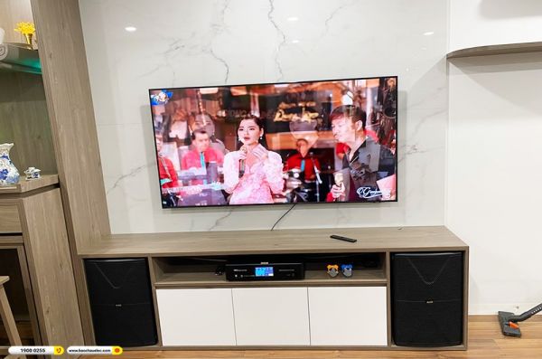 Lắp đặt dàn karaoke trị giá hơn 20 triệu cho anh Thành tại Hà Nội (Alto AT2000II, BKSound DKA 8500)