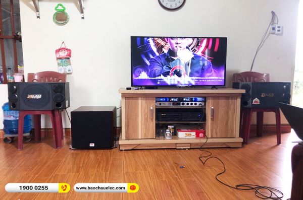 Lắp đặt dàn karaoke trị giá khoảng 30 triệu cho anh Dũng tại Hải Phòng (BMB CSD 880SE, BIK VM 420A, BKSound KX6, SW512-C)