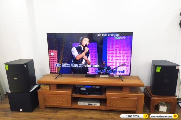 Lắp đặt dàn karaoke trị giá hơn 30 triệu cho anh Thắng tại Hà Nội (Domus DP6120, APP MZ-66, X5 Plus, SW312B, U900 Plus X)