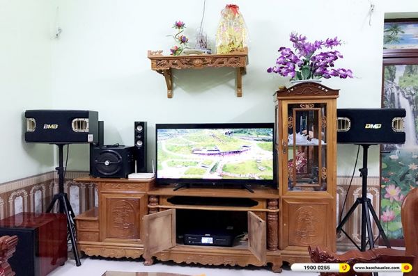 Lắp đặt dàn karaoke trị giá hơn 40 triệu cho anh Thuận tại Ninh Bình (BMB CSV 900SE, BKSound DKA 8500, BKSound SW815)