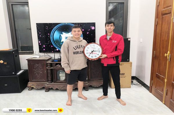 Lắp đặt dàn karaoke trị giá hơn 65 triệu cho anh Tú tại Hà Nội (BMB CSS 1212SE, BIK VM 830A, JBL KX180A, BIK BSP W-151, JBL VM200)