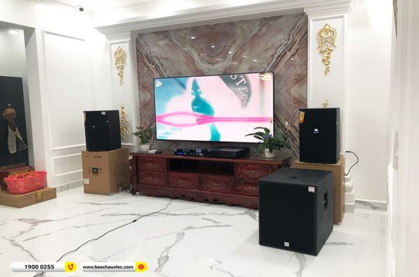 Lắp đặt dàn karaoke trị giá hơn 70 triệu cho anh Hưng tại Hải Phòng (JBL XS15, VM840A, KX180A, SX-Sub18+, BJ-U500) 