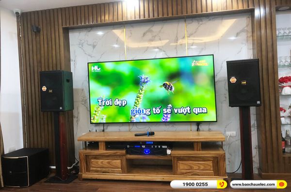 Lắp đặt dàn karaoke trị giá hơn 70 triệu cho anh Tiến tại Hà Nội (BMB CSS 1210SE, Crown Xli2500, JBL KX180A, JBL Pasion 12SP, JBL VM200)