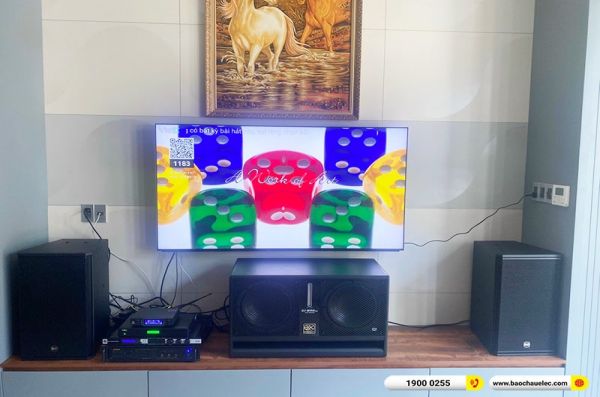 Lắp đặt dàn karaoke trị giá hơn 80 triệu cho anh Vương tại Bình Dương (RCF X-MAX 12, VM830A, KX180A, BJ-W88 Plus, 4K Plus 4TB, JBL VM300)