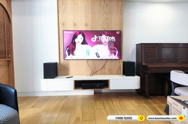 Lắp đặt dàn nghe nhạc trị giá hơn 40 triệu cho anh Dũng tại Hà Nội (B&W 606 S2 Anniversary Edition, Denon PMA-900HNE) 