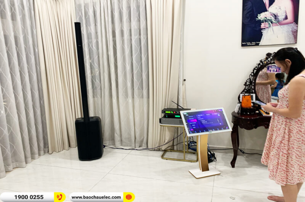 Lắp đặt dàn karaoke, loa Bose di động trị giá hơn 100 triệu đồng cho chị Loan ở TPHCM (Bose L1 Pro16, AAP K9900II Luxury, BCE VIP 6000,...)