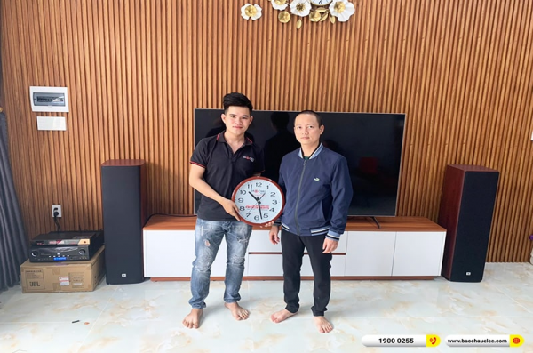 Lắp đặt dàn karaoke, nghe nhạc trị giá gần 60 triệu cho anh Thịnh tại Đà Nẵng (JBL Studio 690, JBL RMA 220A, BIK BJ-U600) 