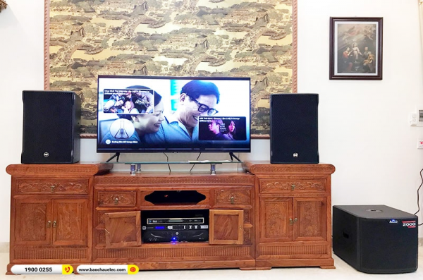 Lắp đặt dàn karaoke trị giá gần 100 triệu cho anh Chỉnh tại Nam Định (RCF CMAX 4112, IPS 2700, KX180A, Alto TS312S, UGX12 Gold) 