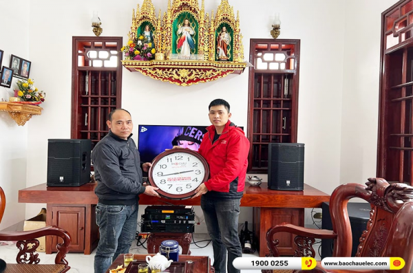 Lắp đặt dàn karaoke trị giá gần 100 triệu cho anh Kình tại Nam Định (JBL PRX412M, VM830A, KX180A, PRX418S, UGX12 Plus) 