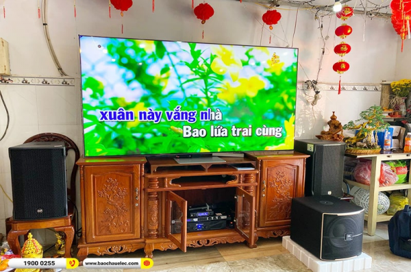 Lắp đặt dàn karaoke trị giá gần 100 triệu cho chị Giàu tại Bình Dương (RCF CMAX 4112, Crown Xli2500, KX180A, Pasion 12SP, JBL VM300) 