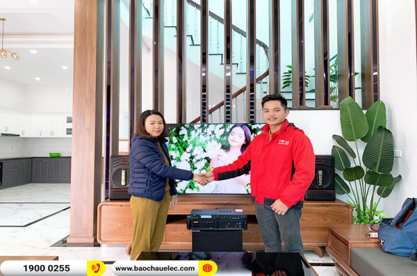Lắp đặt dàn karaoke trị giá gần 25 triệu cho chị Hằng ở Nghệ An (BIK BJ S886II, BIK VM 620A, BKSound X5 Plus, BKSound SW312B)