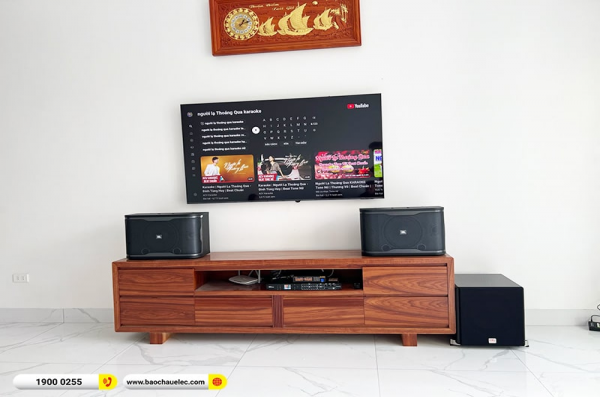Lắp đặt dàn karaoke trị giá gần 30 triệu cho anh Đan tại Hưng Yên (JBL RM210, DSP-9000 Plus, SW512B, BJ-U100) 