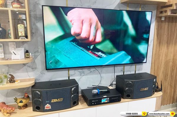 Lắp đặt dàn karaoke trị giá gần 30 triệu cho anh Phú tại TPHCM (BMB CSD 880SE, BKSound DKA 8500) 