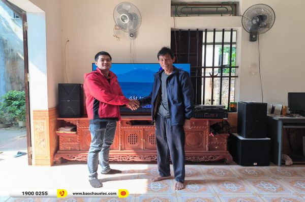 Lắp đặt dàn karaoke trị giá gần 30 triệu cho chị Phương ở Phú Thọ (Alto AT1000 II, BIK BPA-4200, BKSound X5 Plus, SW312B, BCE U900 Plus X)