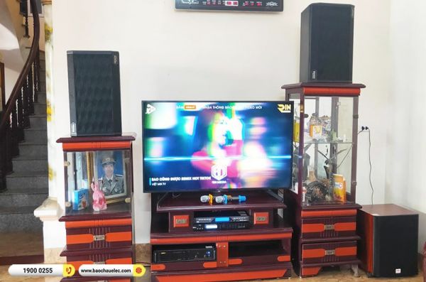Lắp đặt dàn karaoke trị giá gần 40 triệu cho anh Thanh tại Hà Nội (Denon DP-R312, VM620A, X5 Plus, SW612C, U900 Plus X) 