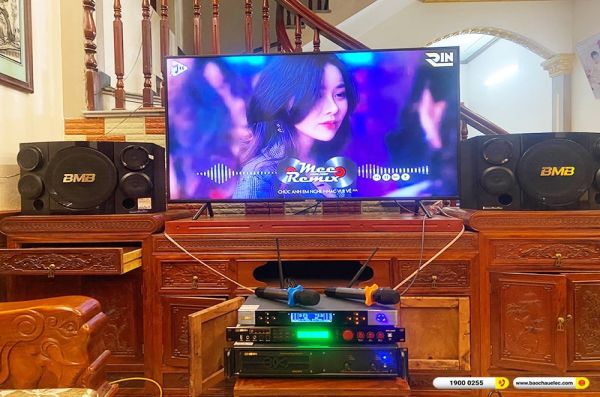 Lắp đặt dàn karaoke trị giá gần 40 triệu cho anh Tịnh tại Bắc Ninh (BMB CSE 310II, VM620A, BPR-5600, BJ-U500) 